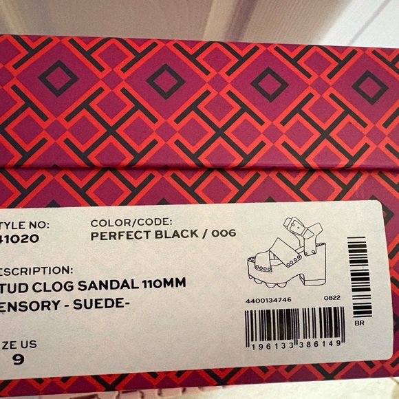 Tory Burch Black Platform Sandals - Picture 4 of 6